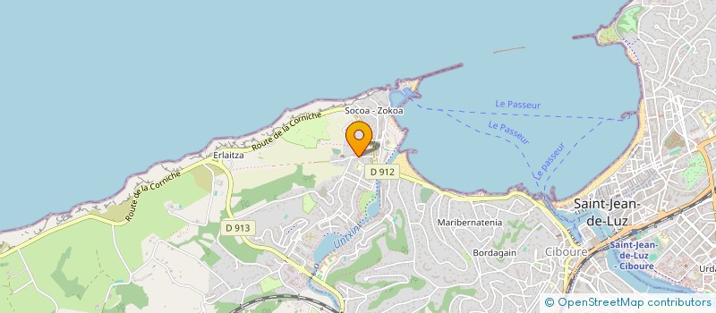 localisation de l'entreprise MONSIEUR CHRISTIAN GRILLARD  URRUGNE