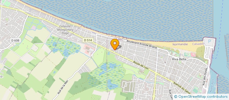 localisation de l'entreprise MONSIEUR CHRISTIAN GRILLON  OUISTREHAM