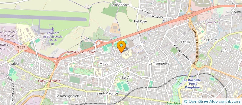 localisation de l'entreprise MONSIEUR CHRISTIAN GRIMAUD  LAGORD