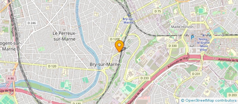 localisation de l'entreprise MONSIEUR CHRISTIAN GRZES à BRY-SUR-MARNE