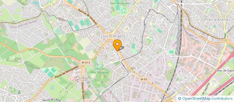 localisation de l'entreprise MONSIEUR CHRISTIAN GUARDIOLA à MONTPELLIER
