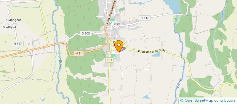 localisation de l'entreprise MONSIEUR CHRISTIAN GUBINELLI  MIELAN