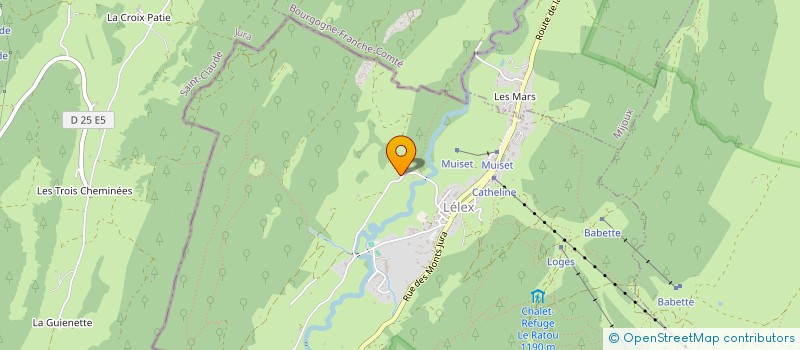 localisation de l'entreprise MONSIEUR CHRISTIAN GUDET  LELEX