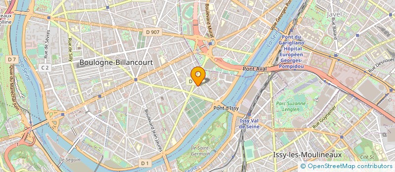 localisation de l'entreprise MONSIEUR CHRISTIAN GUELDRY à BOULOGNE-BILLANCOURT