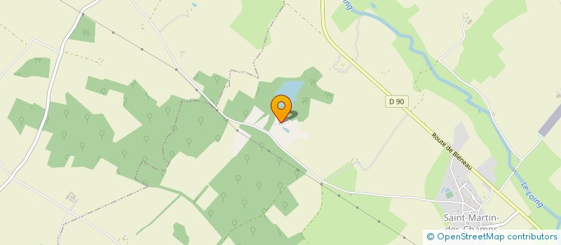 localisation de l'entreprise MONSIEUR CHRISTIAN GUELLE  SAINT-MARTIN-DES-CHAMPS