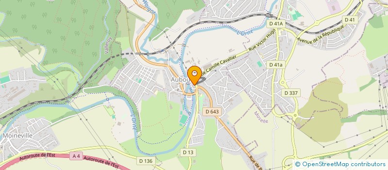 localisation de l'entreprise MONSIEUR CHRISTIAN GUERIN  AUBOUE