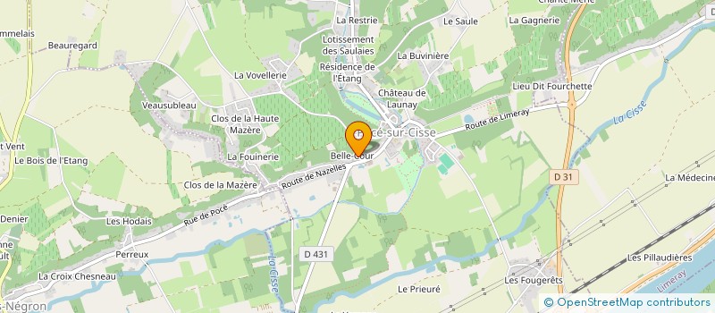 localisation de l'entreprise MONSIEUR CHRISTIAN GUERIN  POCE-SUR-CISSE