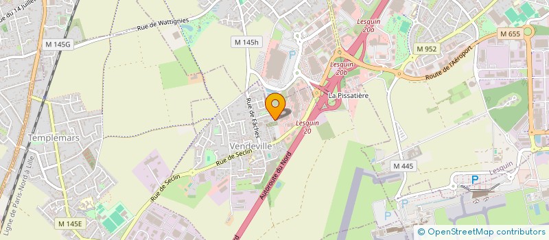 localisation de l'entreprise MONSIEUR CHRISTIAN GUERIN  VENDEVILLE