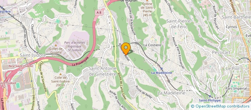 localisation de l'entreprise MONSIEUR CHRISTIAN GUERIN à NICE