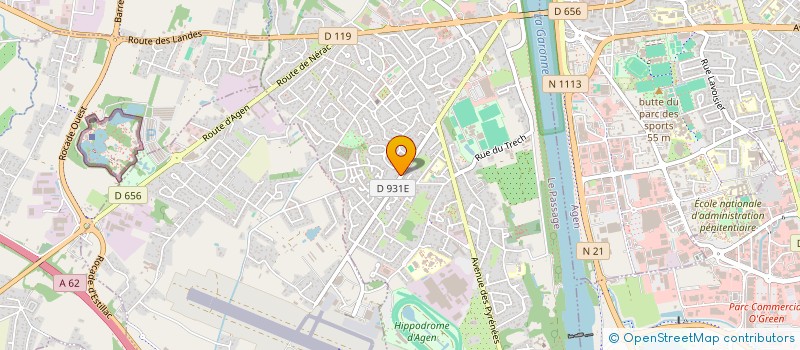 localisation de l'entreprise MONSIEUR CHRISTIAN GUERIN  LE PASSAGE