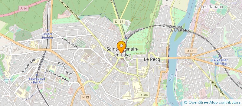 localisation de l'entreprise MONSIEUR CHRISTIAN GUERRIC  SAINT-GERMAIN-EN-LAYE