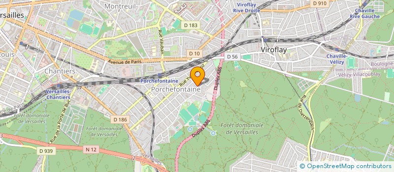 localisation de l'entreprise MONSIEUR CHRISTIAN GUERROIS à VERSAILLES