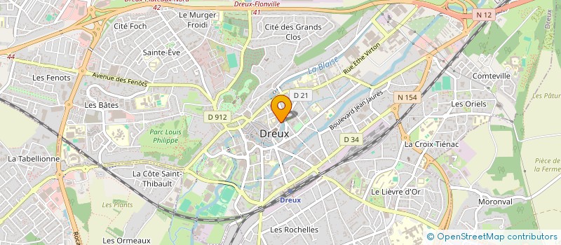 localisation de l'entreprise MONSIEUR CHRISTIAN GUERY à DREUX