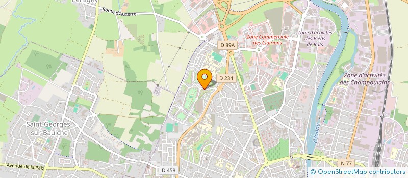 localisation de l'entreprise MONSIEUR CHRISTIAN GUEYE à AUXERRE