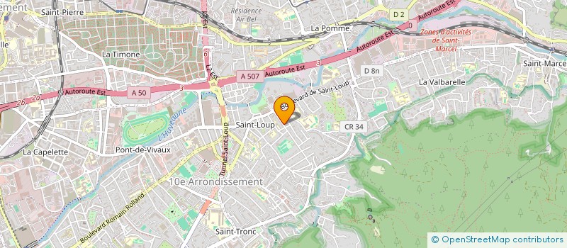 localisation de l'entreprise MONSIEUR CHRISTIAN GUGLIELMI  MARSEILLE