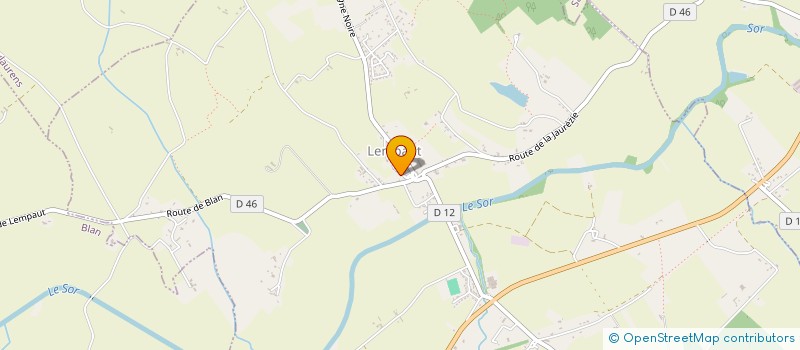 localisation de l'entreprise MONSIEUR CHRISTIAN GUIBBAUD  LEMPAUT