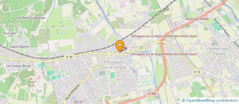localisation de l'entreprise MONSIEUR CHRISTIAN GUICHARD à ENTRAIGUES-SUR-LA-SORGUE