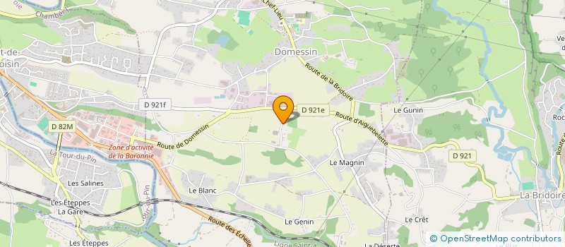 localisation de l'entreprise MONSIEUR CHRISTIAN GUICHERD  DOMESSIN