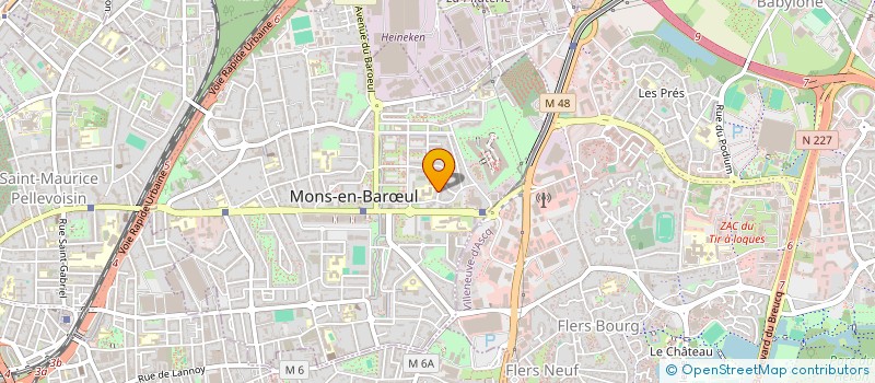 localisation de l'entreprise MONSIEUR CHRISTIAN GUIGUE à MONS-EN-BARŒUL