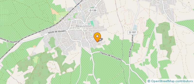 localisation de l'entreprise MONSIEUR CHRISTIAN GUIGUE  BEAUVOISIN