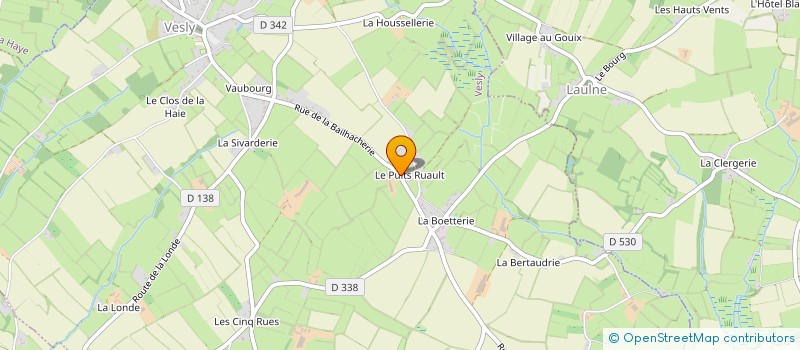 localisation de l'entreprise MONSIEUR CHRISTIAN GUILLARD  VESLY