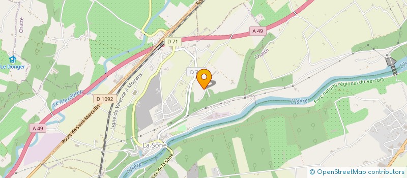 localisation de l'entreprise MONSIEUR CHRISTIAN GUILLERMIER  LA SONE