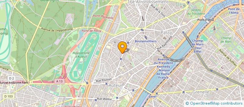 localisation de l'entreprise MONSIEUR CHRISTIAN GUILLOT à PARIS
