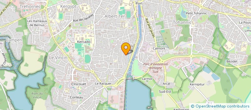 localisation de l'entreprise MONSIEUR CHRISTIAN GUILLOU à VANNES
