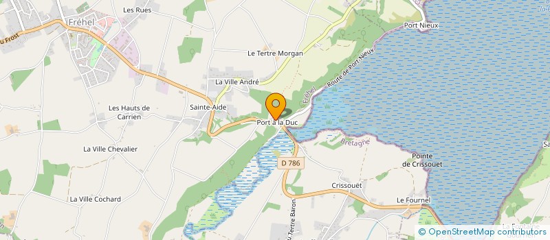 localisation de l'entreprise MONSIEUR CHRISTIAN GUINET  FREHEL