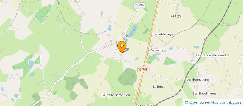 localisation de l'entreprise MONSIEUR CHRISTIAN GUINFOLEAU à SAINT-PARDOUX-SOUTIERS