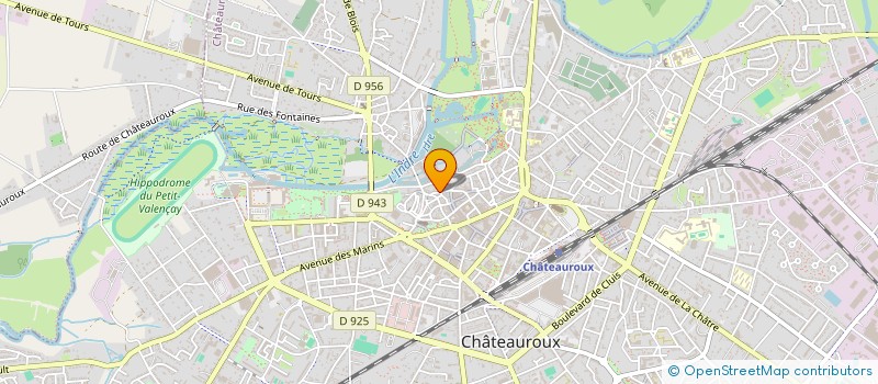 localisation de l'entreprise MONSIEUR CHRISTIAN GUINNEPAIN à CHATEAUROUX