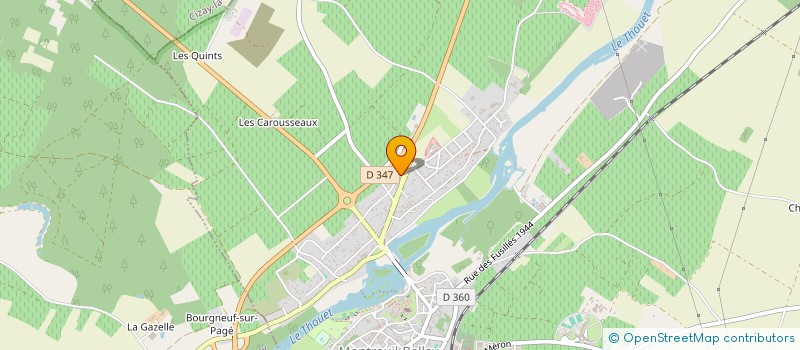 localisation de l'entreprise MONSIEUR CHRISTIAN GUIOT  MONTREUIL-BELLAY