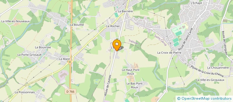 localisation de l'entreprise MONSIEUR CHRISTIAN GUITTON  SAINT-CARNE