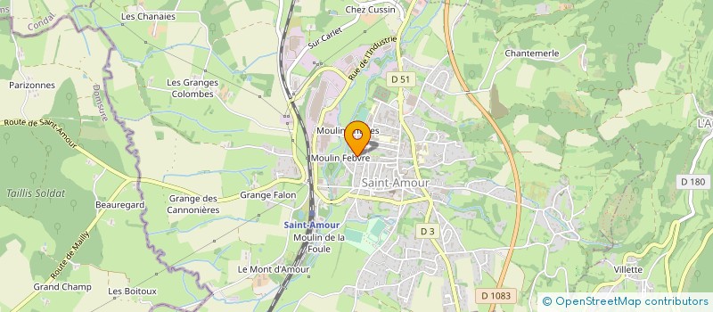 localisation de l'entreprise MONSIEUR CHRISTIAN GUYARD à LES TROIS-CHATEAUX