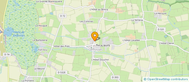 localisation de l'entreprise MONSIEUR CHRISTIAN GYURJAN  GOUVILLE-SUR-MER