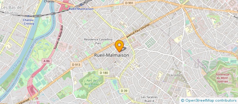 localisation de l'entreprise MONSIEUR CHRISTIAN HABONNEAU à RUEIL-MALMAISON