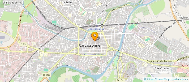localisation de l'entreprise MONSIEUR CHRISTIAN HADENGUE à CARCASSONNE