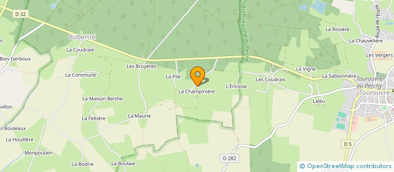 localisation de l'entreprise MONSIEUR CHRISTIAN HAGHEBAERT à TOUROUVRE AU PERCHE