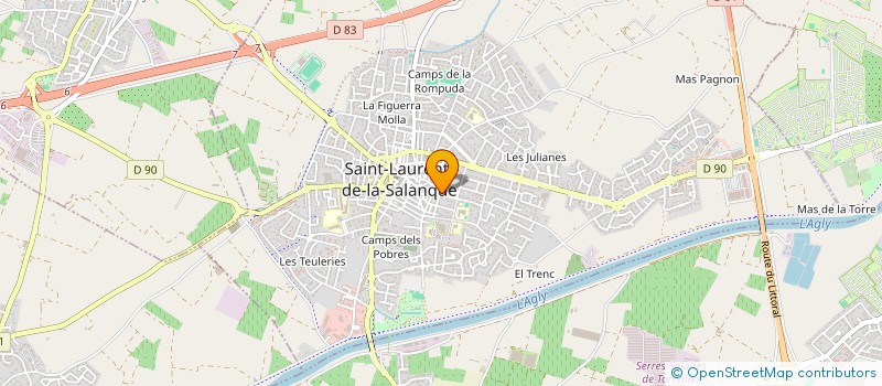 localisation de l'entreprise MONSIEUR CHRISTIAN HAICHOUR  SAINT-LAURENT-DE-LA-SALANQUE