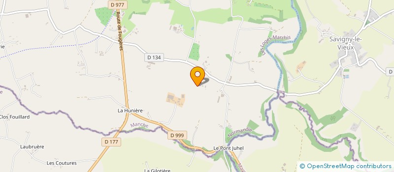 localisation de l'entreprise MONSIEUR CHRISTIAN HAMEL à LE MESNILLARD