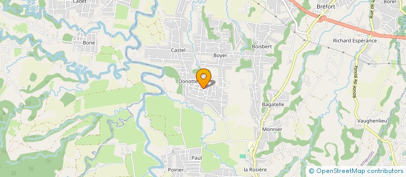 localisation de l'entreprise MONSIEUR CHRISTIAN HARAL  LAMENTIN