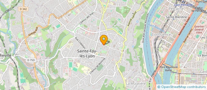 localisation de l'entreprise MONSIEUR CHRISTIAN HARDI  SAINTE-FOY-LES-LYON