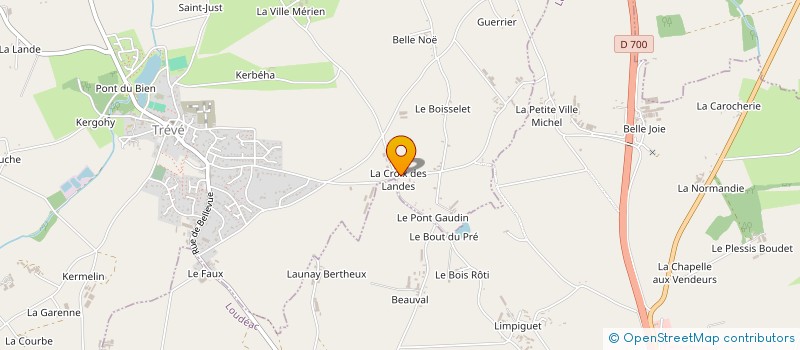 localisation de l'entreprise MONSIEUR CHRISTIAN HARNOIS  TREVE