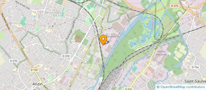 localisation de l'entreprise MONSIEUR CHRISTIAN HARVENT  ANZIN