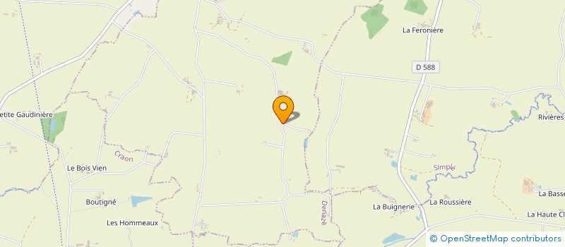 localisation de l'entreprise MONSIEUR CHRISTIAN HARVEY  DENAZE