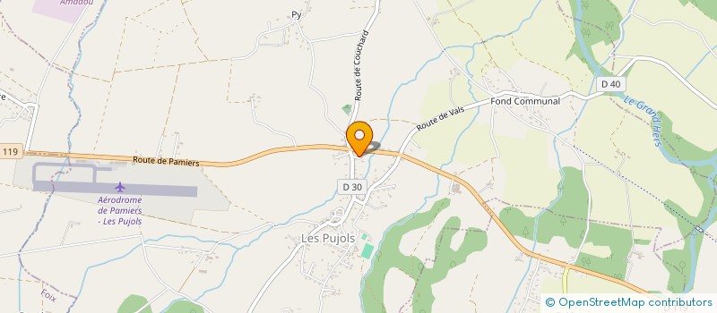 localisation de l'entreprise MONSIEUR CHRISTIAN HASLAY à LES PUJOLS