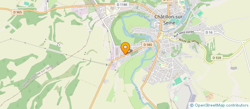 localisation de l'entreprise MONSIEUR CHRISTIAN HAULLARD  CHATILLON-SUR-SEINE