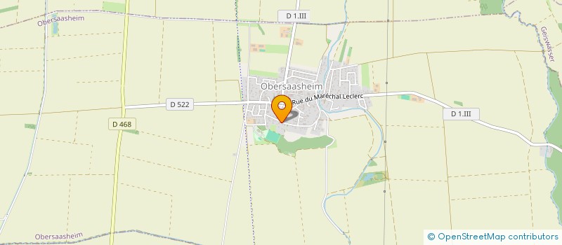 localisation de l'entreprise MONSIEUR CHRISTIAN HAUMESSER  OBERSAASHEIM