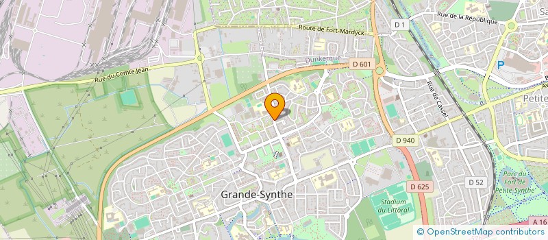 localisation de l'entreprise MONSIEUR CHRISTIAN HAVEGEER à GRANDE-SYNTHE