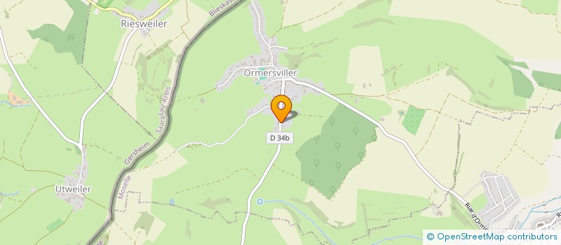 localisation de l'entreprise MONSIEUR CHRISTIAN HECKEL  ORMERSVILLER